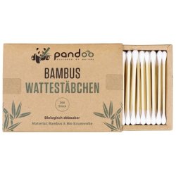 Pandoo Bamboo Cotton Swabs 200 Pieces