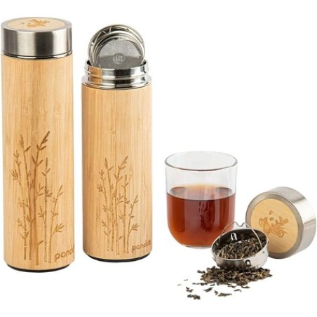 Pandoo Bamboo Flask Wood 480ml