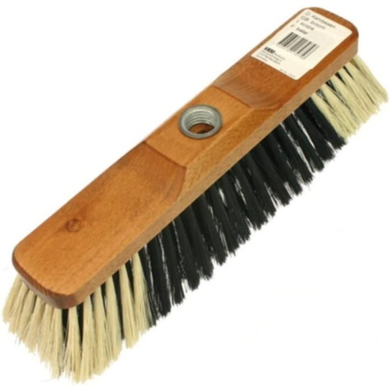 Broom Inner 27x8cm Brown with Metal Thread