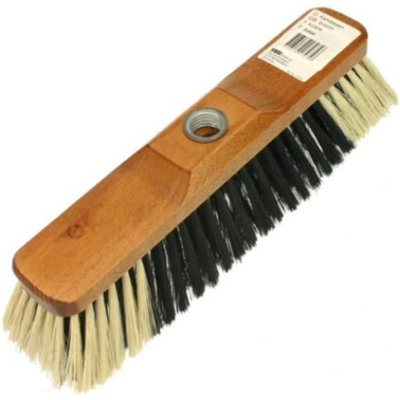 Broom Inner 27x8cm Brown with Metal Thread