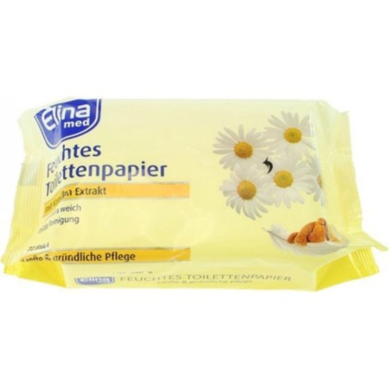 Eline Wet Toilet Tissues - Chamomile - 72 Pieces