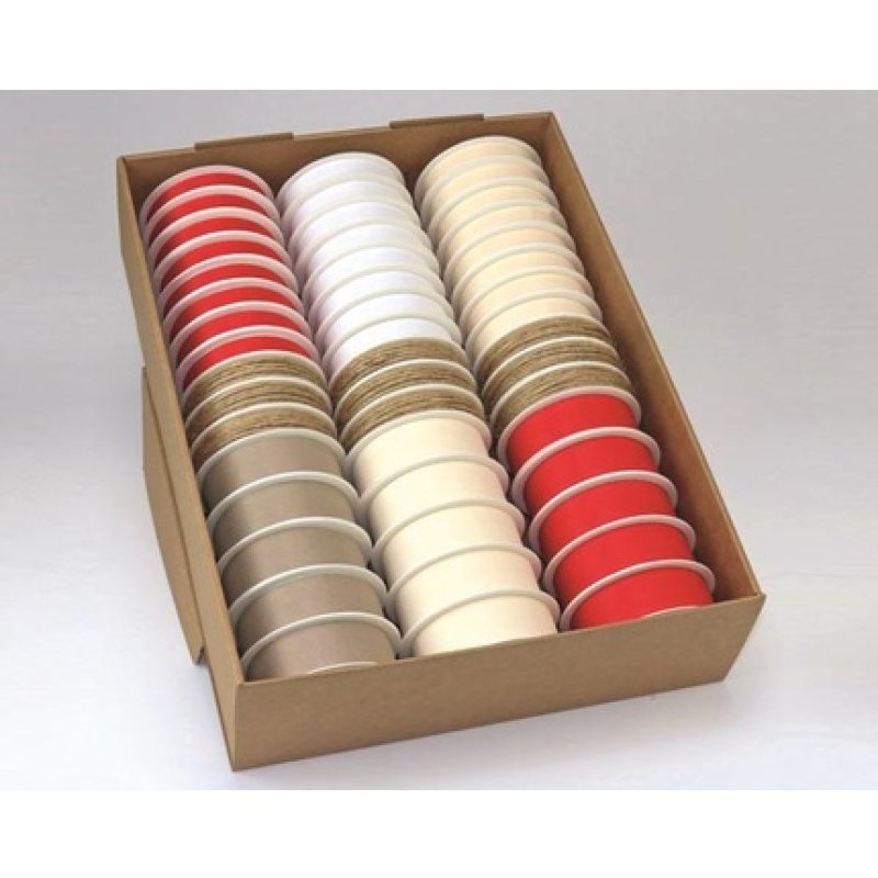 Pattberg Gift Ribbon Nature On Roll Assorted Colors 9x2mm-2m/24x15mm-3m/15x25mm-2m