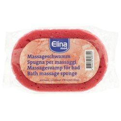Elina Sponge Massage - 14x9x4.5 Cm, Available In 4 Colours