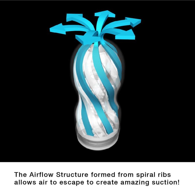 Tenga AIR-TECH GENTLE Male stroker White Thermoplastic elastomer (TPE)