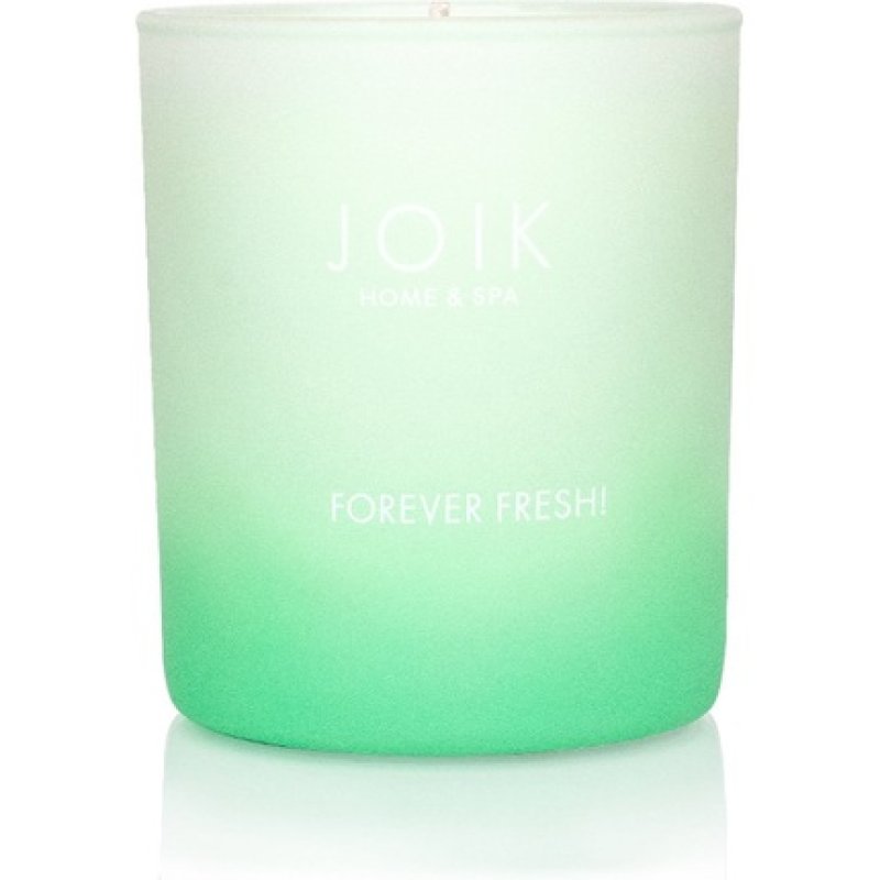 Joik Scented Candle Forever Fresh 150 Gram Vegan Glass Green