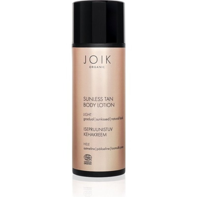 Joik Body Lotion Sunless Tan Light Vegan Women 100 Ml Brown
