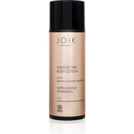 Joik Body Lotion Sunless Tan Light Vegan Women 100 Ml Brown