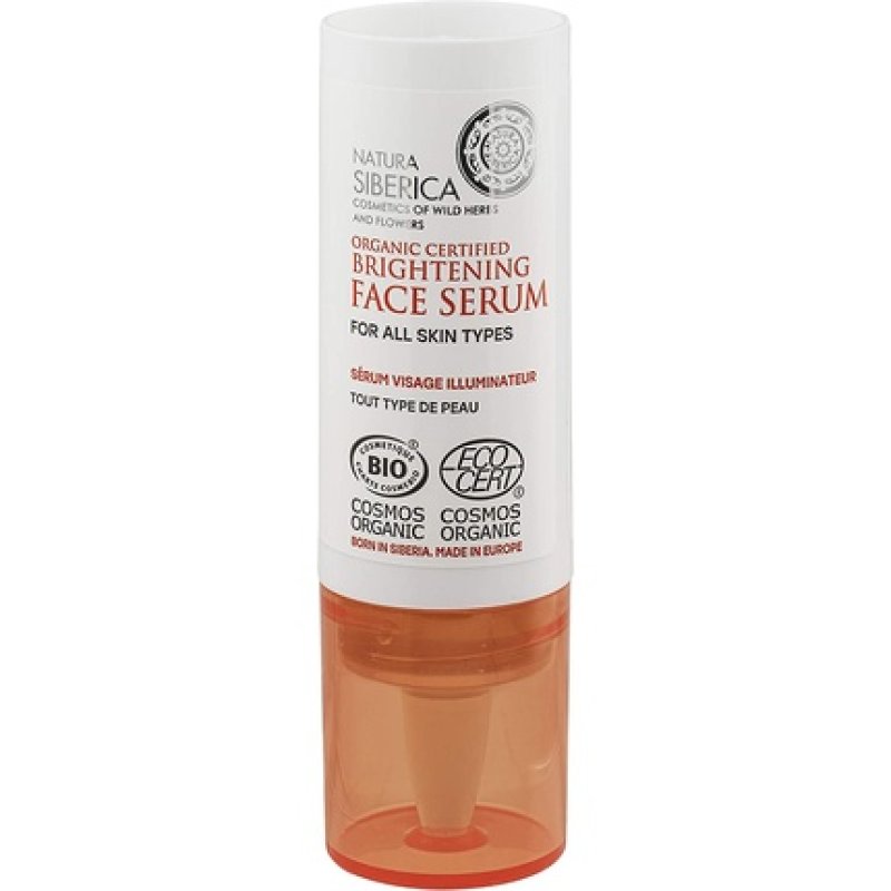 Natura Siberica Organic Certified Brightening Face Serum for All Skin Types