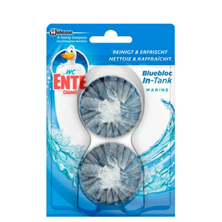 WC-Ente Blue Bloc Intank Bloc de nettoyage Océan Solide Nettoyant