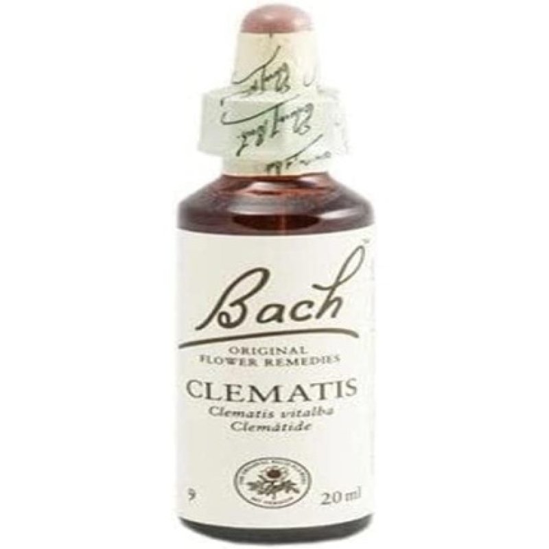 Bach Flower Clematis 20ml Glass Dropper Bottle
