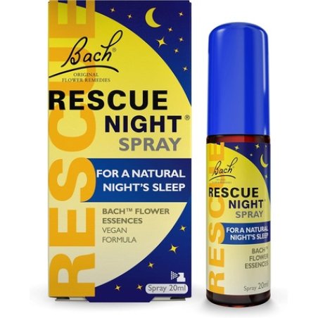 Rescue Night Spray 20ml for a Natural Night's Sleep with Natural Flower Essences