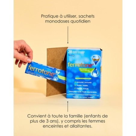 Ferrotone Apple 28 Sachets 25ml