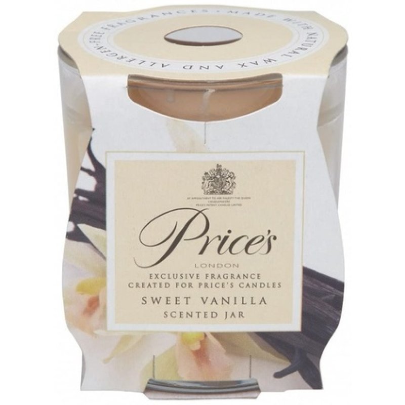 Prices Fragrance Scented Jar Sweet Vanilla