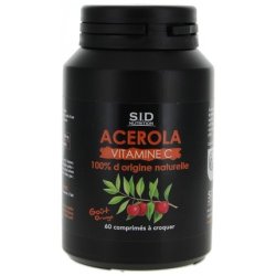 Sid Nutrition Acerola Vitamin C Dietary Supplement 60 Tablets