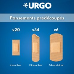Urgo Extensible Plasters 60 Count