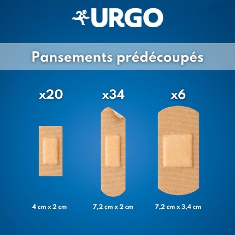 Urgo Extensible Plasters 60 Count