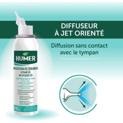 Humer Ear Wax Plug Ear Spray 50ml White/Green