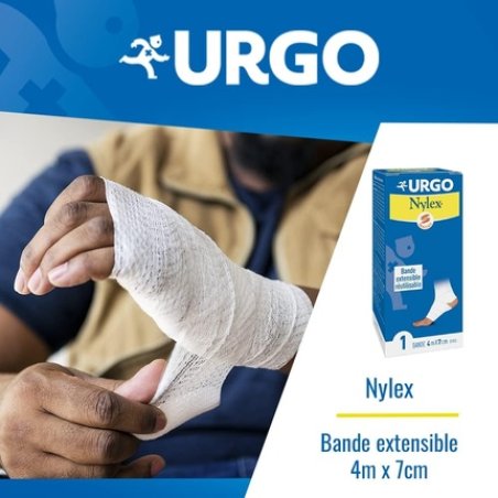 Urgo Nylex Extensible Reusable Bandage 4m x 7cm