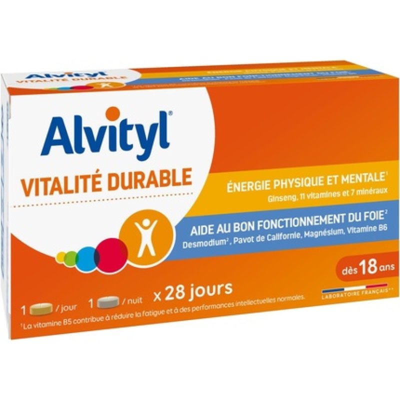 Alvityl Lasting Vitality Tablets Dual Revitalizing and Well-Being Action
