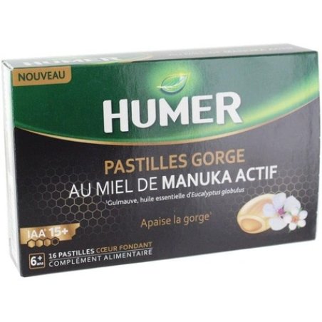 Humer Active Manuka Honey Throat Lozenges Iaa 15 