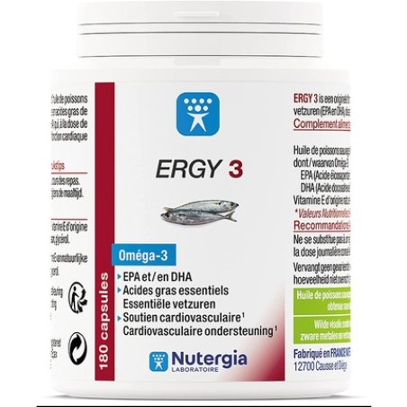 Nutergia Ergy 3 180 Capsules