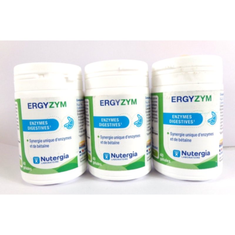 Nutergia Ergyzym Digestive Enzymes 40 Capsules