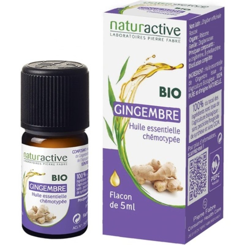 Naturactive Organic Ginger Essential Oil 5ml