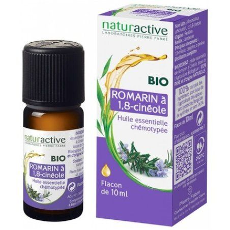 Naturactive Organic Essential Oil Rosemary with 1.8-Cineole Rosmarinus Officinalis