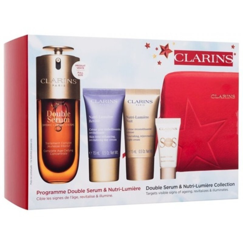 Clarins Double Serum & Nutri-Lumiere Collection Gift Set