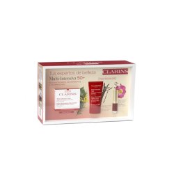 Clarins Multi Intensive Day Set - 50ml Day Cream, 15ml Night Cream, 1.4ml Lip Comfort