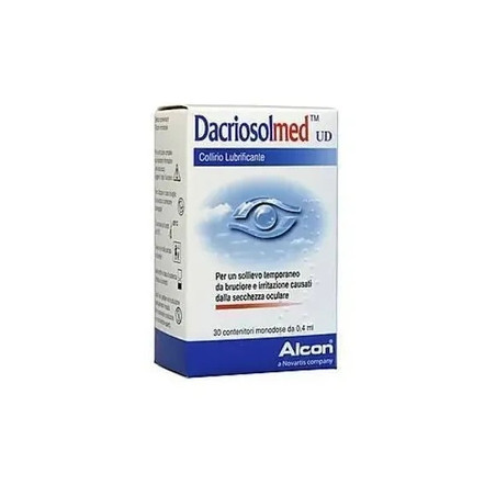 Alcon Italia Dacriosolmed Ud Lubricating Eye Drops 30 Single-Dose Vials 4 Milliliters