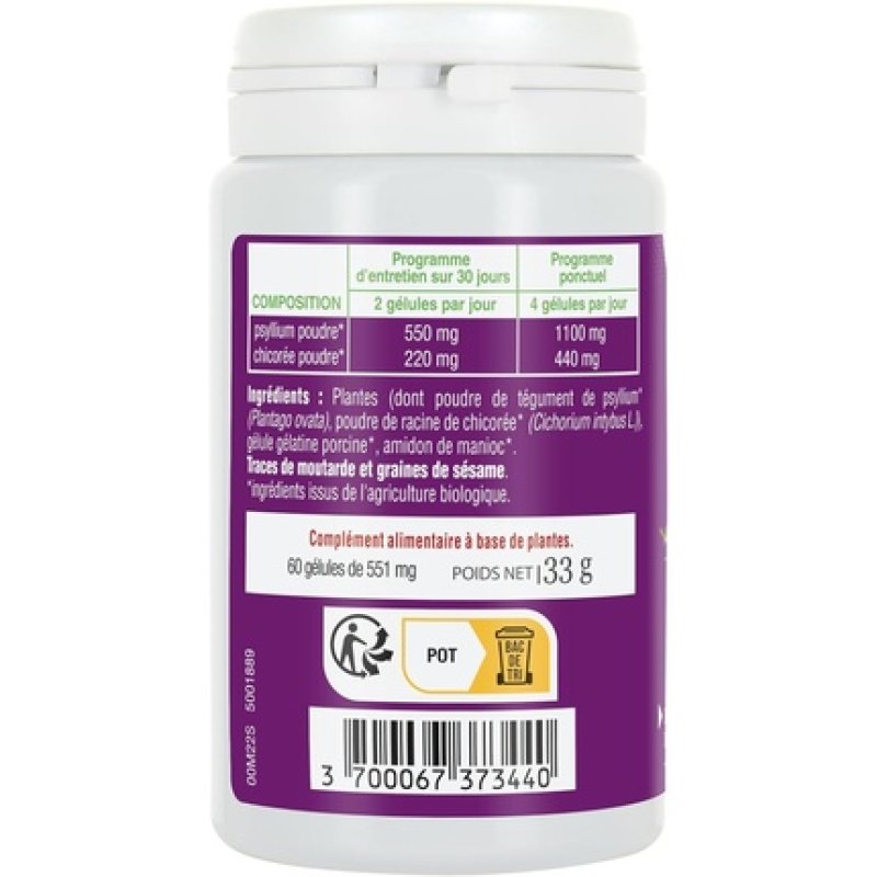 Phyto-Actif Colon Transit Food Supplement for Digestion