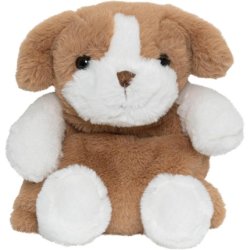 2-In-1 Cuddly Hot Water Bottle Max The Dog Soft Plush for Baby & Child