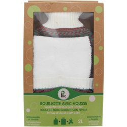 2 in 1 Hot Water Bottle and Scarf 2L Natural Rubber