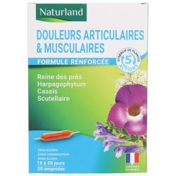 Naturland Joint and Muscle Pain Dietary Supplement 20 Ampoules