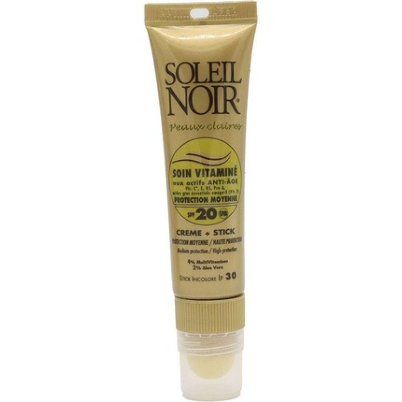 Soleil Noir Vitamin Care Cream SPF 20 20ml Stick SPF 30 2g