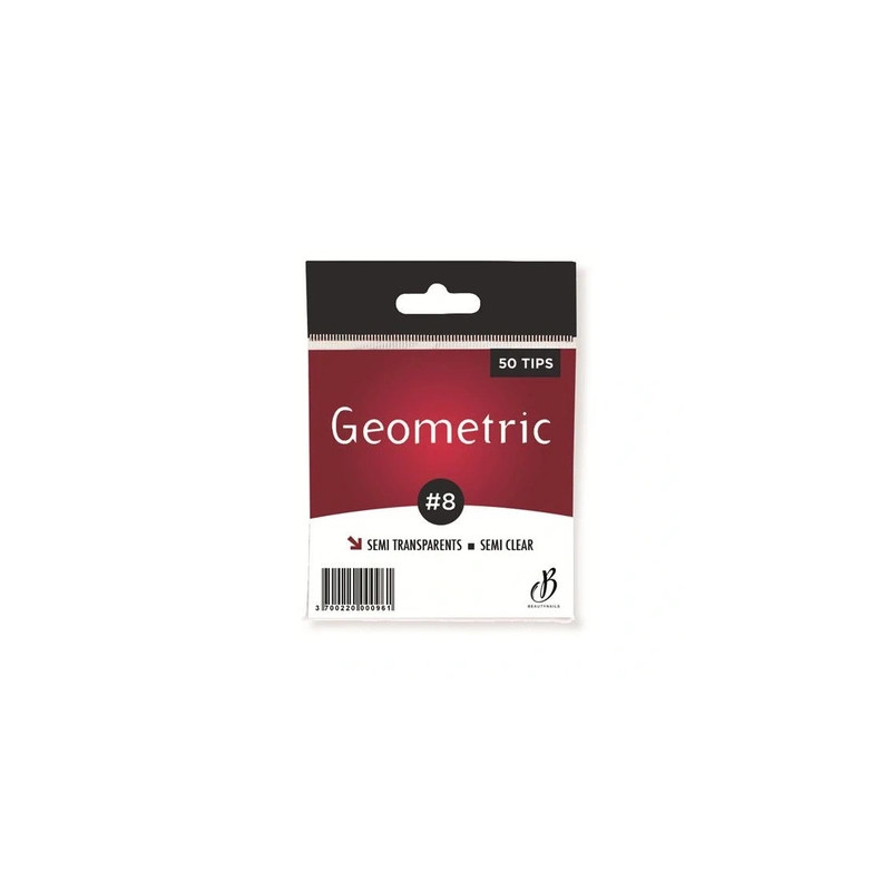 Beautynails Bna Geometric Semi-Transparent Tips N08 X50