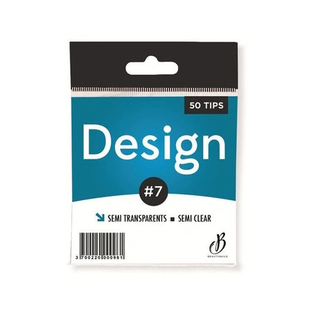 Beautynails Bna Design Tips Semi-Transparent N07 X50