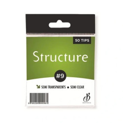 Beautynails Bna Semi-Transparent Structure Tips N09 X50