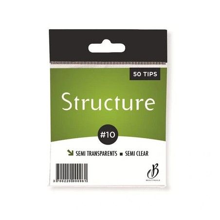 Beautynails Bna Semi-Transparent Structure Tips Size 10 X 50