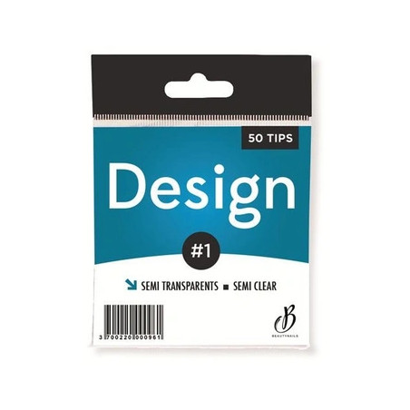 Beautynails Bna Design Tips Semi-Transparent No. 01 X50