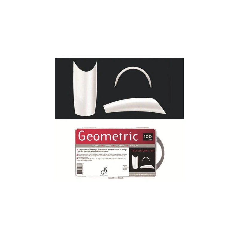Beautynails Bna Geometric White Tips X100