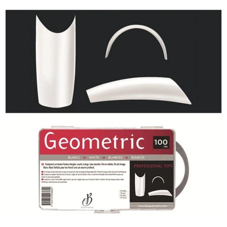 Beautynails Bna Geometric White Tips X100