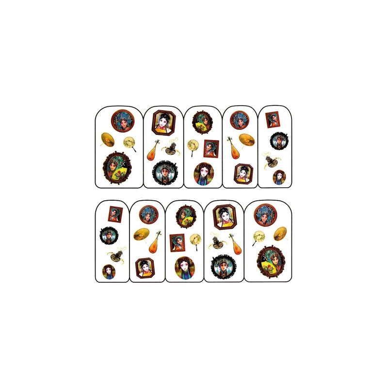 Beautynails Bna Decalcomania Medal Geisha