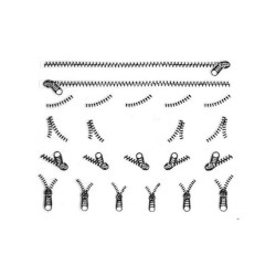 Beautynails Bna Silver Zip Ornament