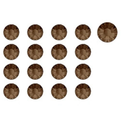 Beautynails Bna Strass Smoked Topaz Size 3 - 12 Mm, 1440 Pieces