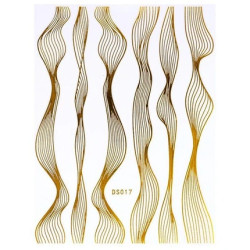 Beautynails Bna Stickers Nail Cb090 Golden