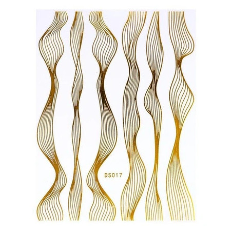 Beautynails Bna Stickers Nail Cb090 Golden