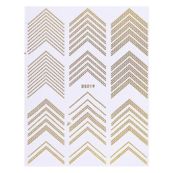 Beautynails Bna Stickers Nail Cb125 Golden