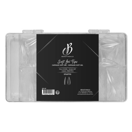 Beautynails Bna Soft Gel Tips Stiletto - 500 Pieces